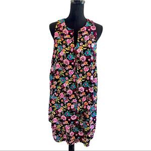 Banana Republic SMALL Vibrant Floral Layered Dress